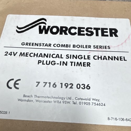 Worcester mechanical plug - mechanical, plug-in